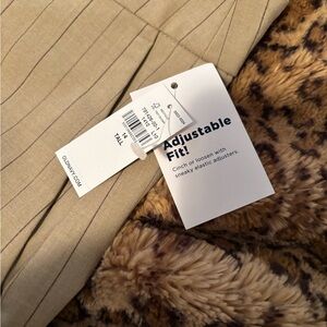 Old Navy Khaki Pinstripe Trousers